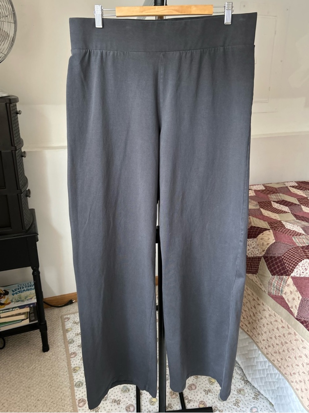 Long Tall Sally Gray Pull On Straight Leg Pants 16